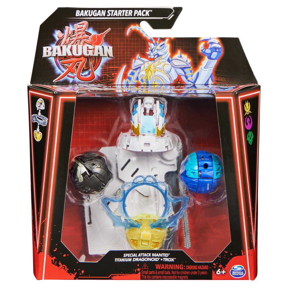 BAKUGAN pradedančiojo rinkinys Starter Pack 6066989, įvairių spalvų - 6