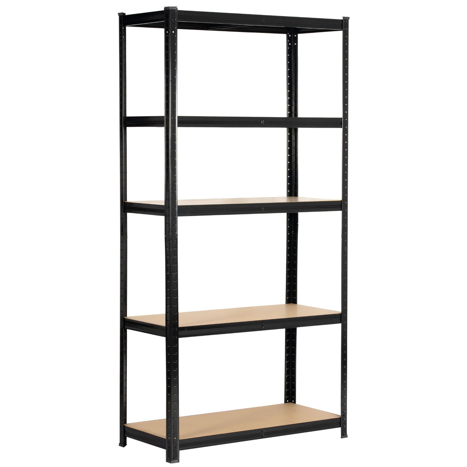 Sandėliavimo lentynos, 900 x 400 x 1800 mm, 5 lentynos, apkrova 175 kg, 2 vnt.-1
