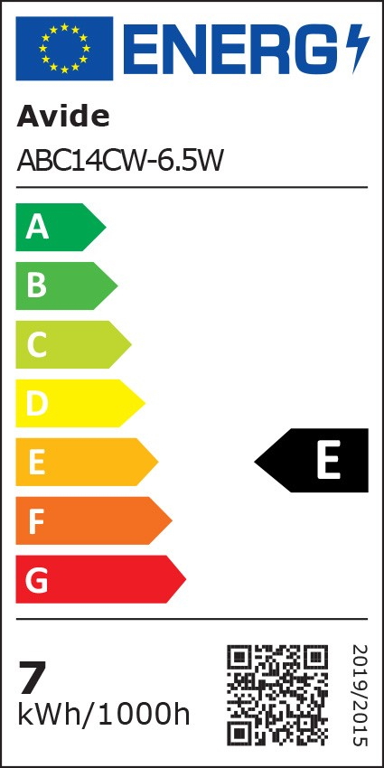 LED lemputė AVIDE, E14, 6,5W (=60W), 6400K, 220-240V, 806 lm - 4