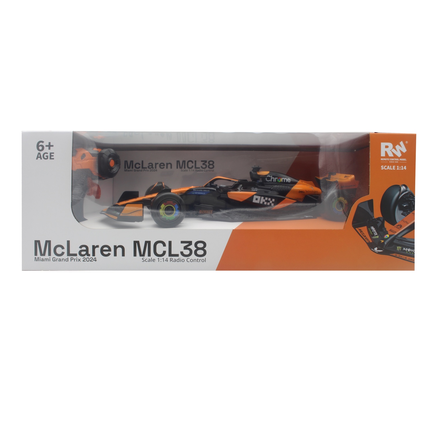 Radijo bangomis valdomas F1 MCLAREN automobilis, 1:14 - 3