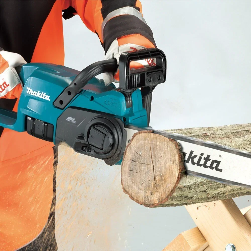 Akumuliatorinis grandininis pjūklas MAKITA DUC357RT, 18 V, 5,0 Ah Li-ion, 35 cm , 7,7 m/s-1