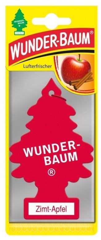 Automobilinis oro gaiviklis WUNDER-BAUM TREE Apple & Cinamon, 3 vnt.