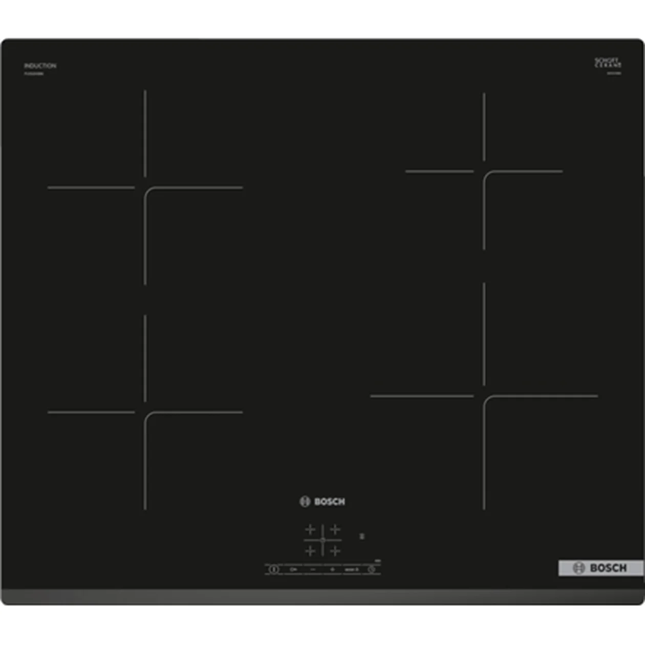 Indukcinė kaitlentė BOSCH PUE63KBB6E, 60 cm - 1