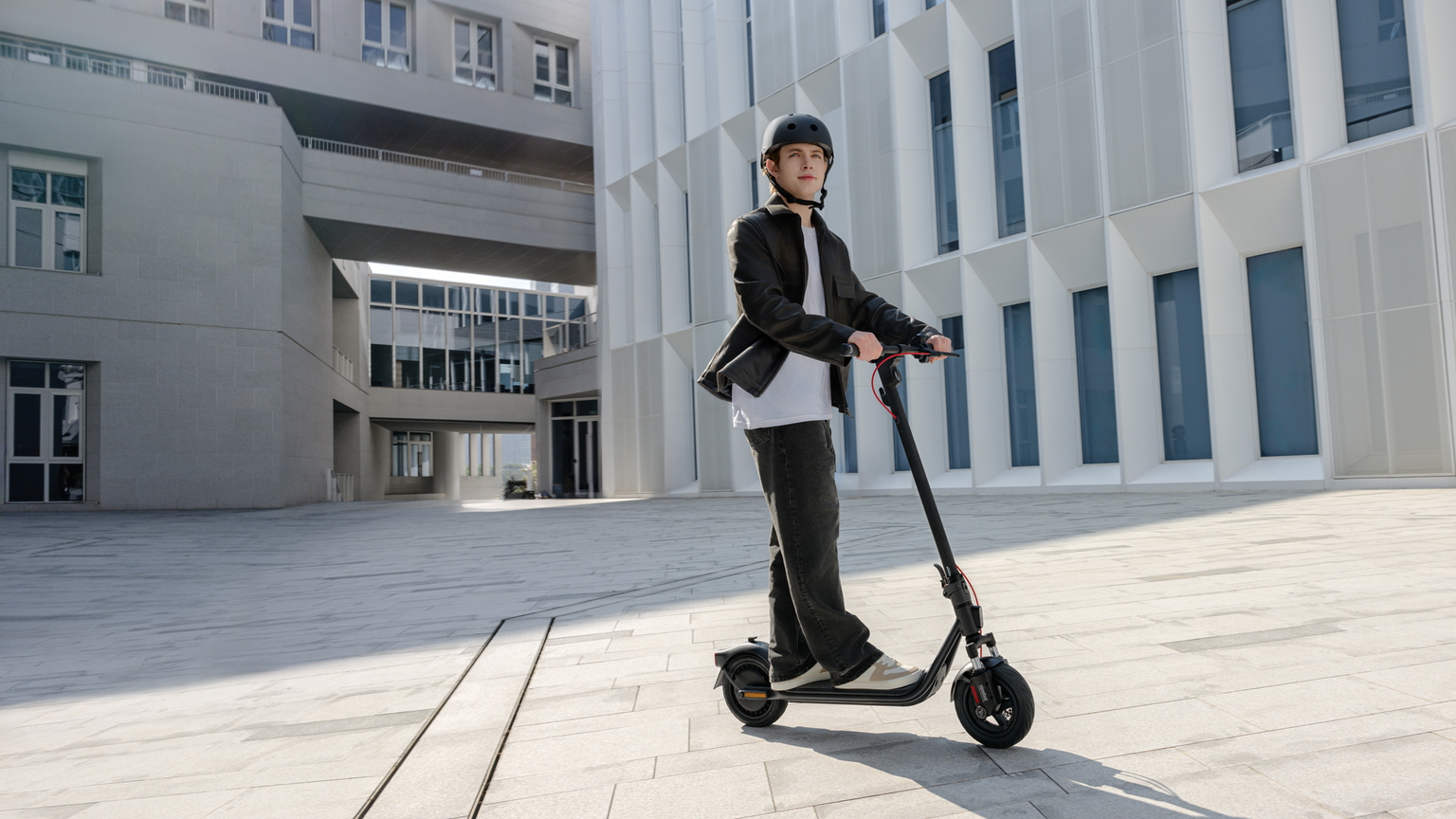 Elektrinis paspirtukas Ninebot by Segway F2 Pro E II, juoda/raudona - 6