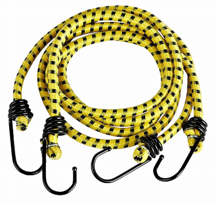 Elastinės krovinio tvirtinimo virvutės ALBURNUS, 2 vnt, 120 cm-0