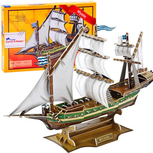 3D dėlionė Mistinis laivas, 129 d.