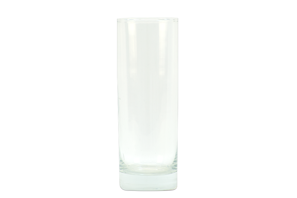 Stiklinė vaza, 15 cm