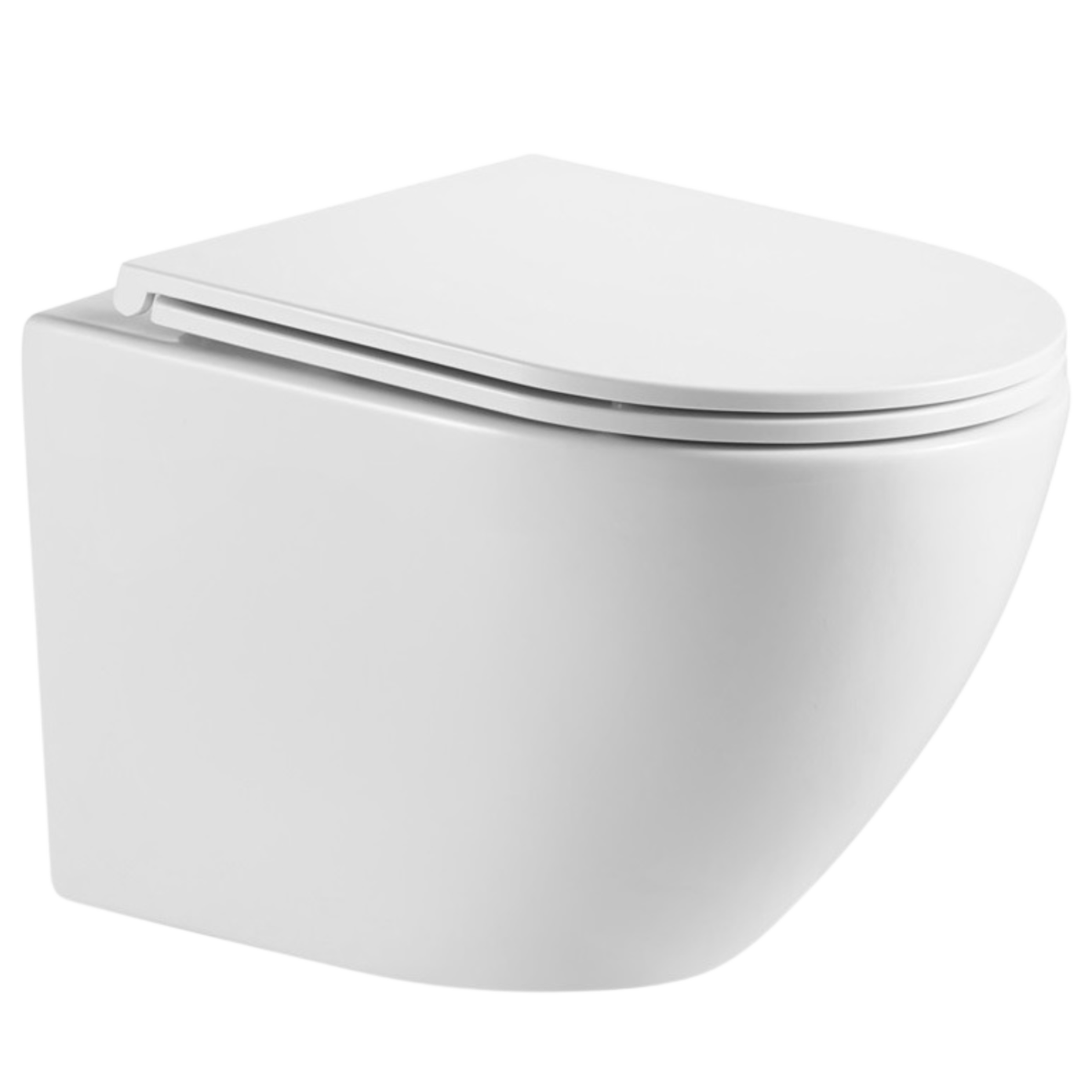 Pakabinamas unitazas Invena Limnos, su dangčiu, 360 mm x 495 mm-0