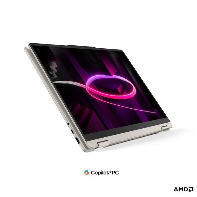 Nešiojamas kompiuteris Lenovo Yoga 7 2-in-1 16AGP11, 16GB RAM, AMD Ryzen AI 5 435, AMD Radeon 840M, 512GB SSD, 16" 1920x1200 jutiklinis, šviesiai smėlio - 5