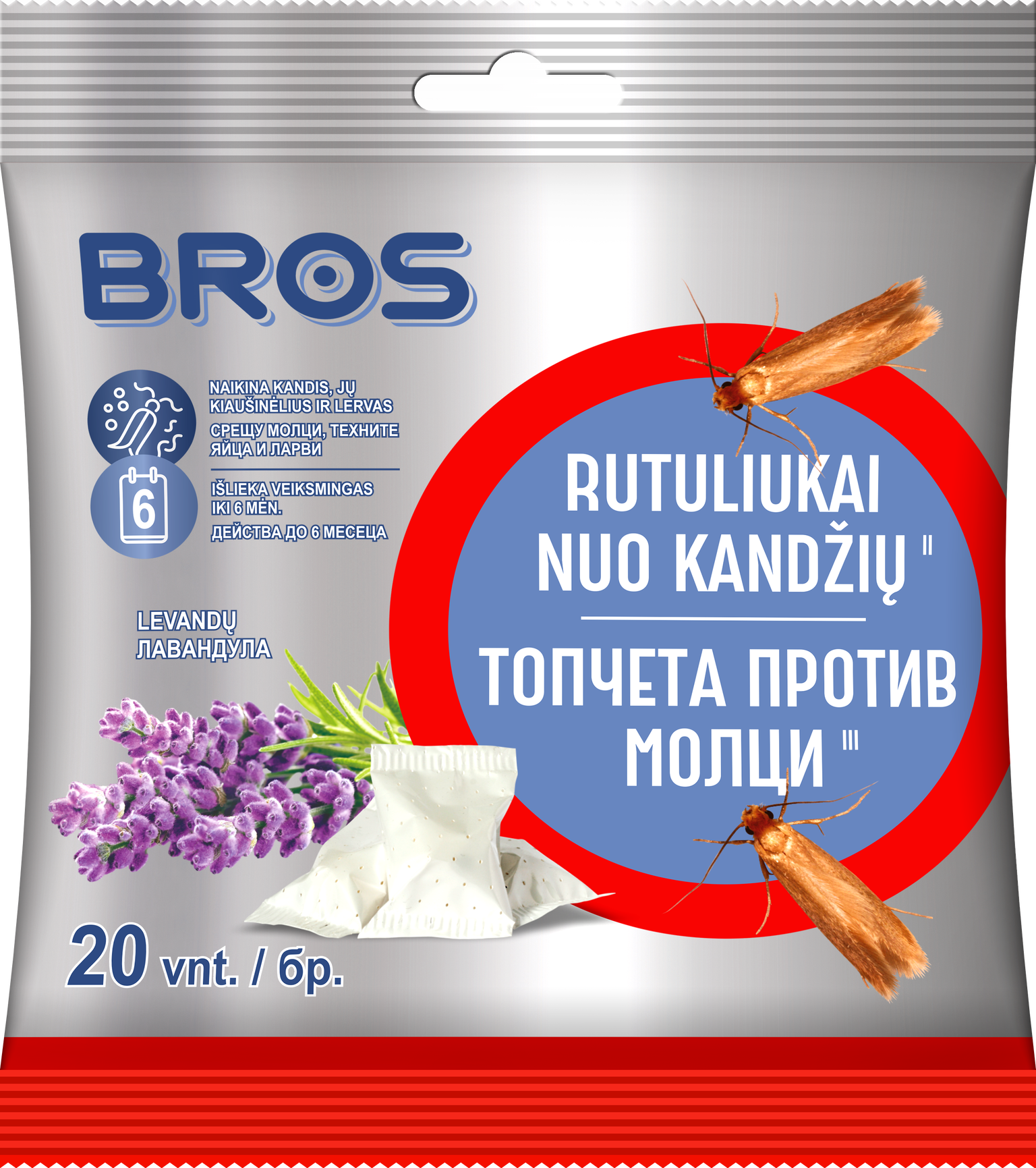 Rutuliukai nuo kandžių BROS, 20 vnt.-0