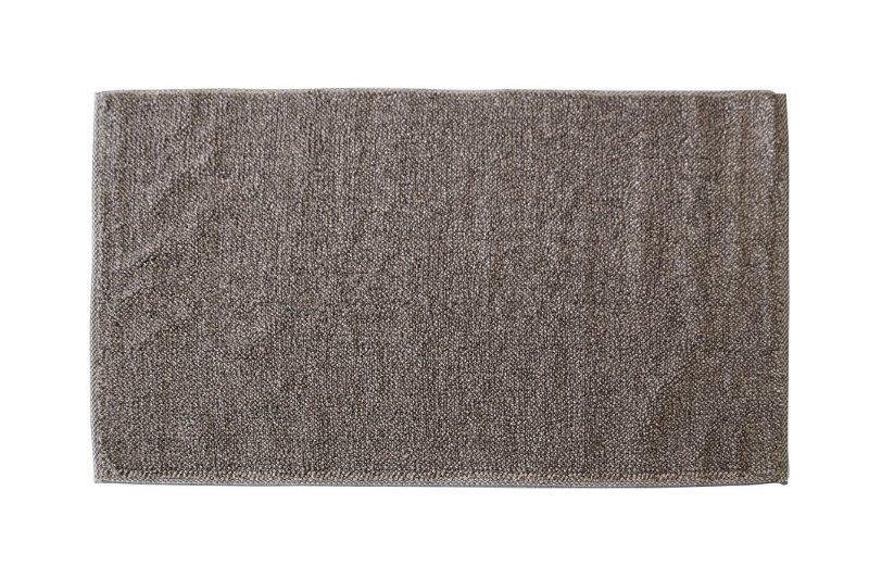 Vonios kilimėlis CREYA TECLA, perdirbta medvilnė, tamsiai pilkos sp., 55 x 90 cm