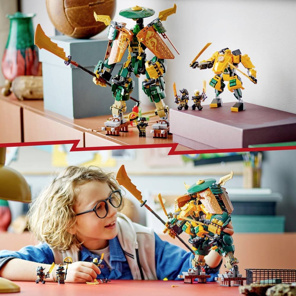 Konstruktorius LEGO Ninjago Lloyd and Arin's Ninja Team Mechs - 3
