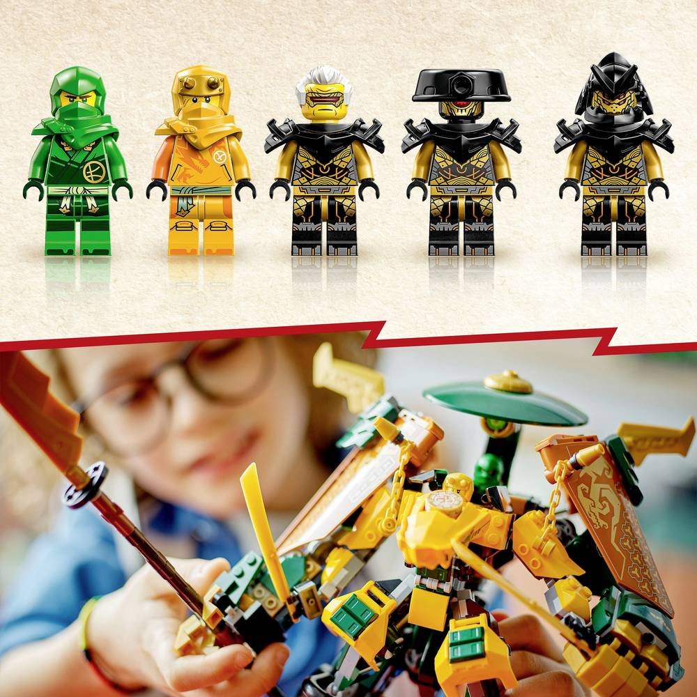Konstruktorius LEGO Ninjago Lloyd and Arin's Ninja Team Mechs - 5
