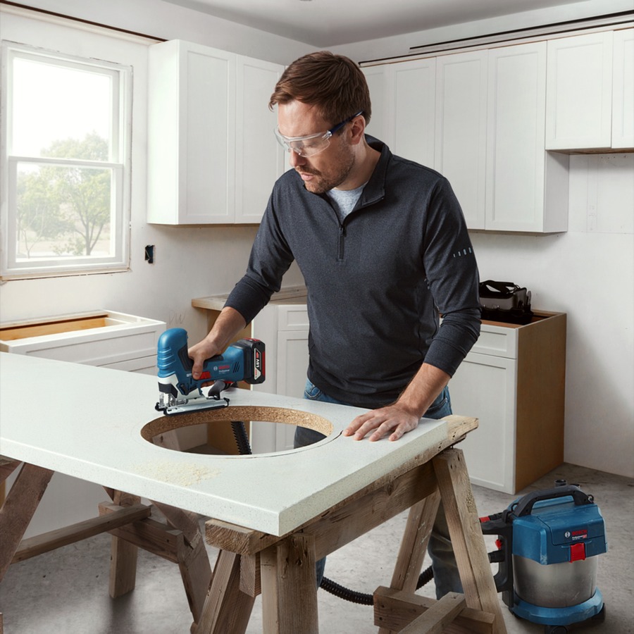 Akumuliatorinis siaurapjūklis BOSCH PRO GST 18V-125 S solo (be akum.) - 4