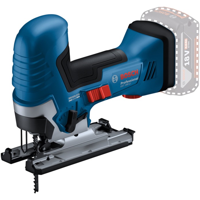 Akumuliatorinis siaurapjūklis BOSCH PRO GST 18V-125 S solo (be akum.)-1