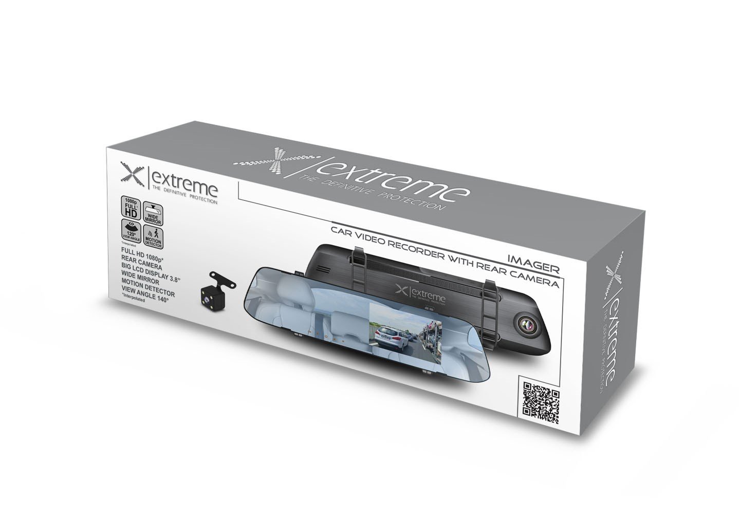 Vaizdo registratorius EXTREME XDR106, juodos spalvos - 3