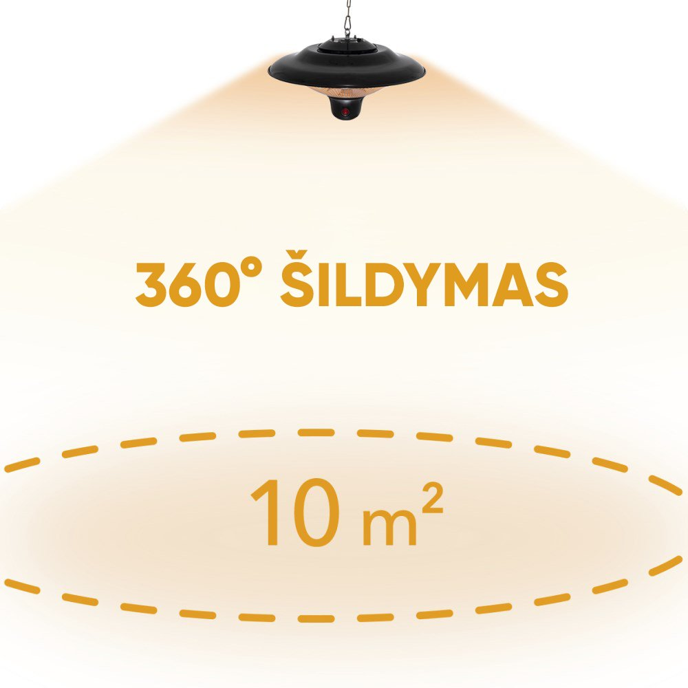 Anglies pluošto infraraudonųjų spindulių šildytuvas Trotec IR 1500 SC 06-00374 - 3