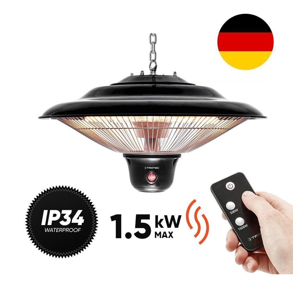 Anglies pluošto infraraudonųjų spindulių šildytuvas Trotec IR 1500 SC 06-00374-0