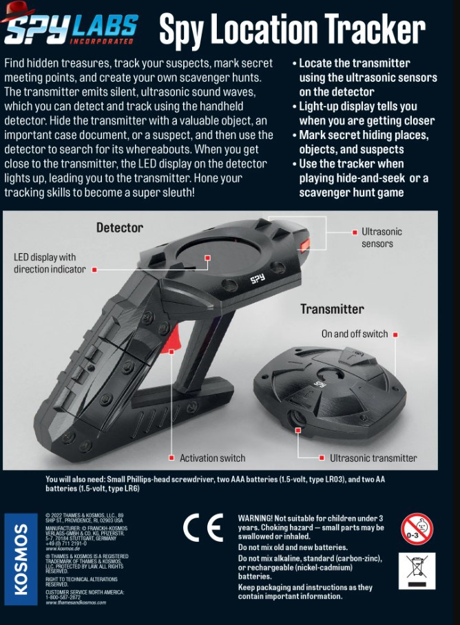 Lavinamasis rinkinys  SPY LOCATION TRACKER SEALED INT 8+ - 3