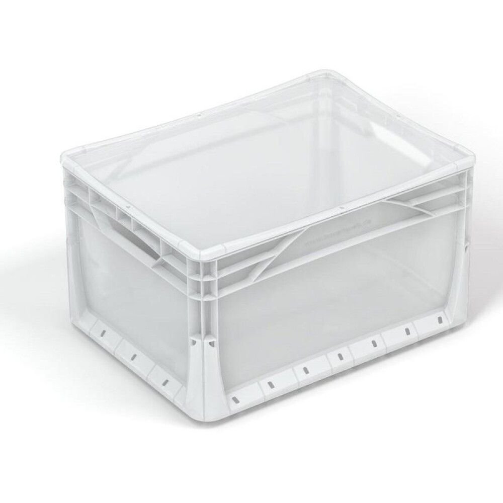 Daiktų laikymo dėžė Eurobox system, 40 x 30 xh 22 cm,skaidrios sp., 20 l