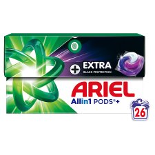 Skalbimo kapsulės ARIEL Black, 26 vnt.