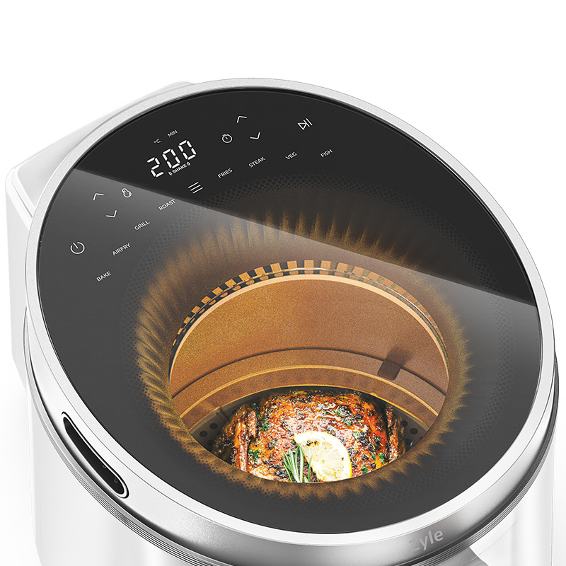 Karšto oro gruzdintuvė Zyle ZY502WAF, balta, 5 l, 1500 W - 3