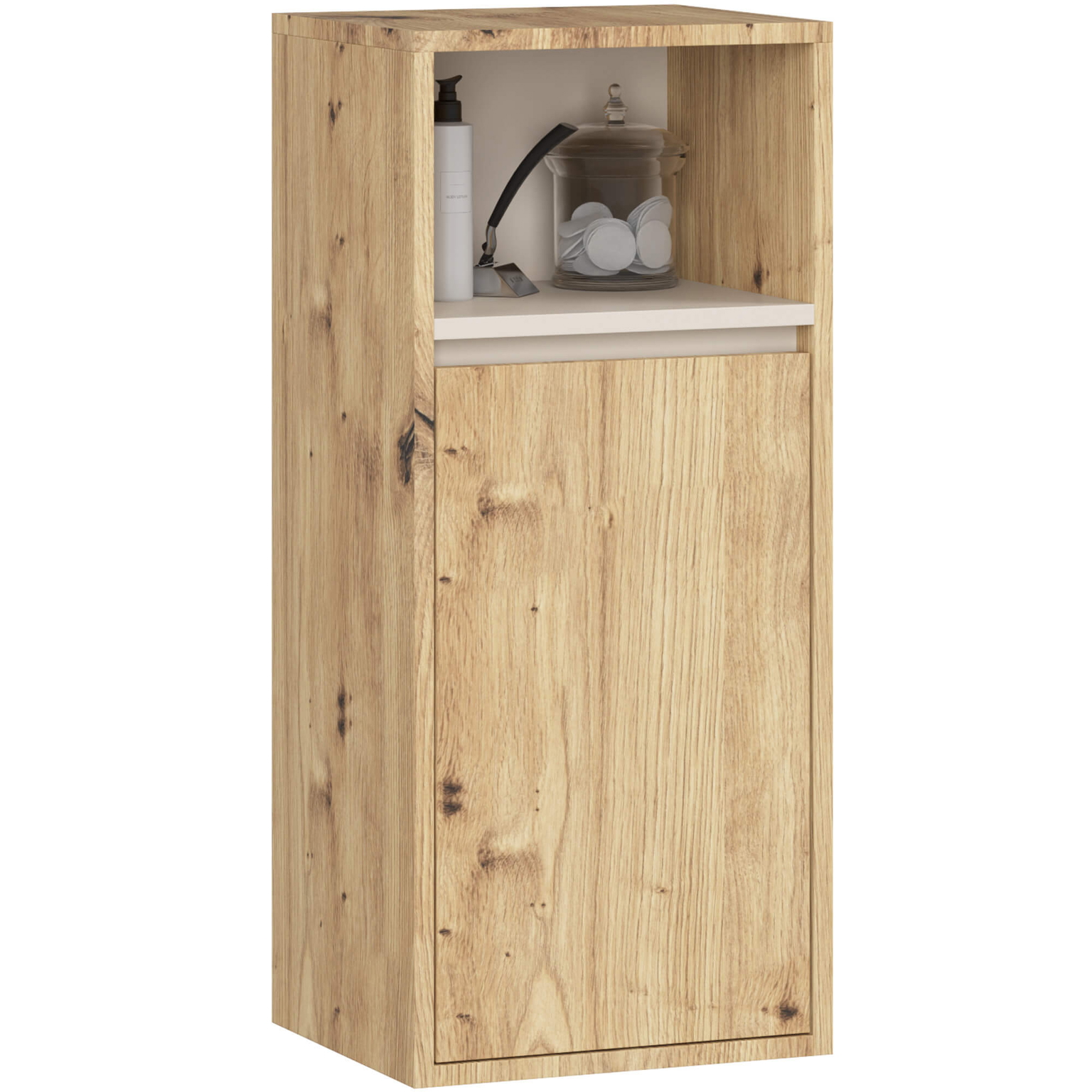 Vonios kambario baldų komplektas Akord Furniture Factory Vami, ąžuolo sp., 30 cm x 50 cm x 170 cm - 6