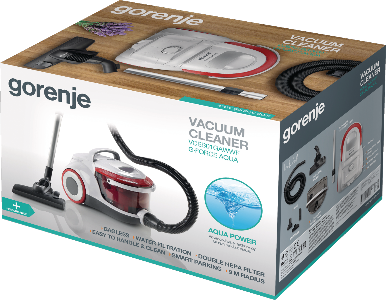 Dulkių siurblys su vandens filtravimo sistema Gorenje VCEB01GAWWF - 4