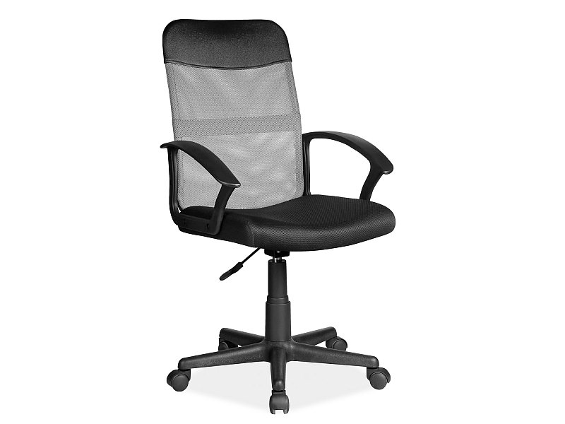 Biuro kėdė Q-702, pilka/juoda