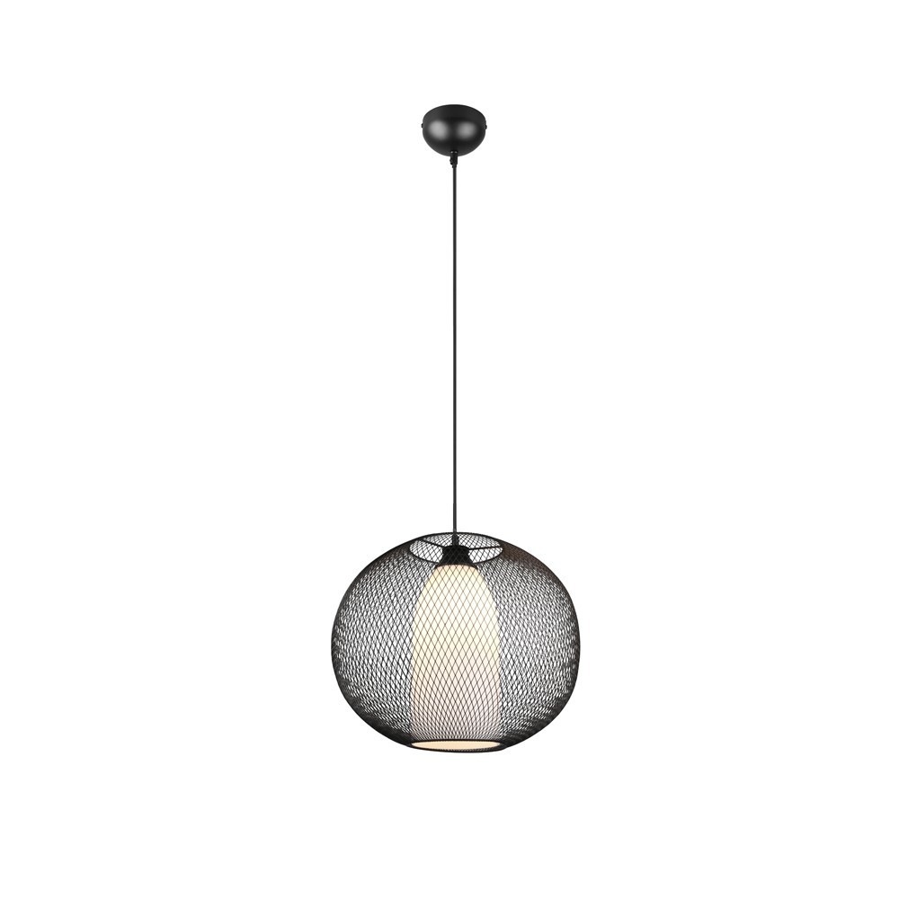 Pakabinamas šviestuvas TRIO FILO, 1 x E27, max 60W, IP20, juodos sp, ø40 x 150 cm - 1