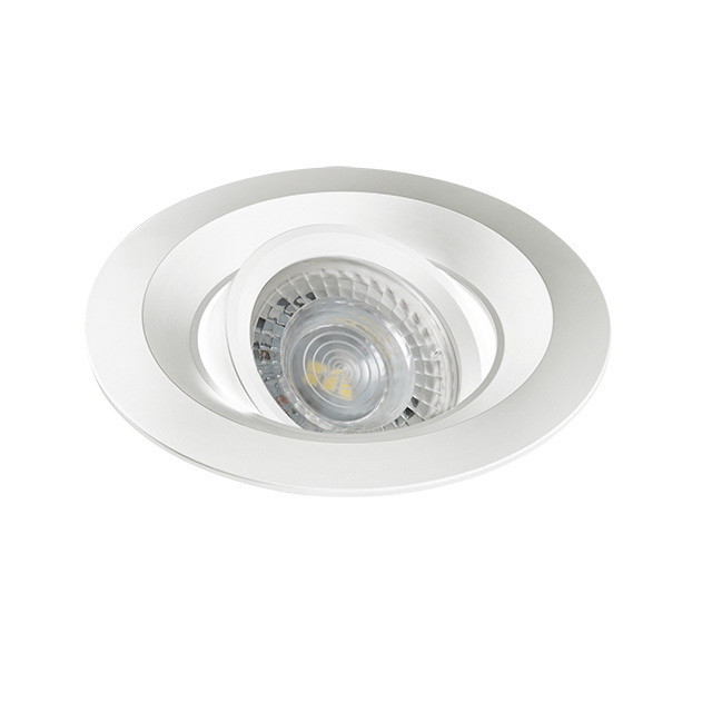 Įleidžiamas šviestuvas KANLUX COLIE DTO-W, 12 V, 10 W, GU5.3, apvalios f., baltos sp.-0