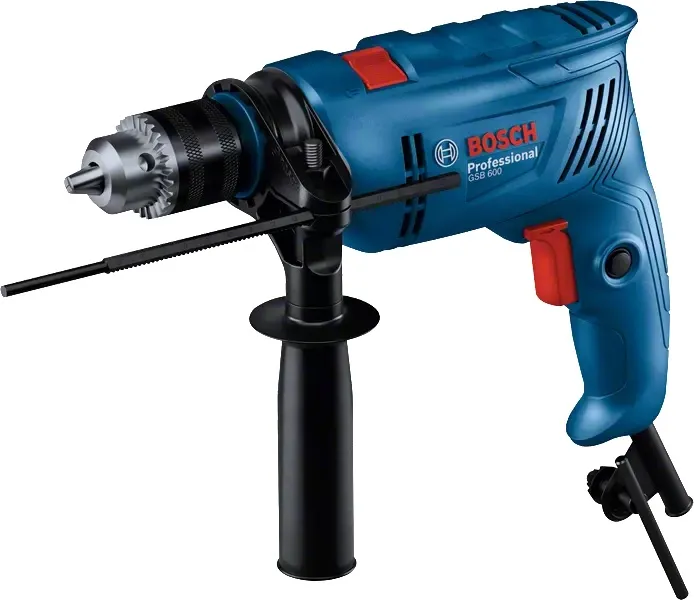 Elektrinis smūginis gręžtuvas BOSCH GSB 600, 600 W, 3000/min - 1