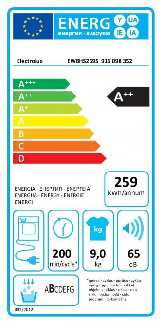 Džiovyklė Electrolux EW9HS289S - 2