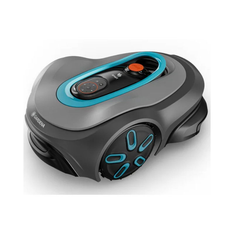 Vejos pjovimo robotas Gardena SMART SILENO MAX, iki 800 m², 18V/ 2.0Ah Li-Ion baterija-0