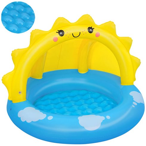 Pripučiamas vaikiškas baseinas BESTWAY SUNNY DAY, 101 x 97 x 71 cm-0