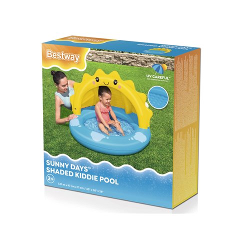 Pripučiamas vaikiškas baseinas BESTWAY SUNNY DAY, 101 x 97 x 71 cm - 5