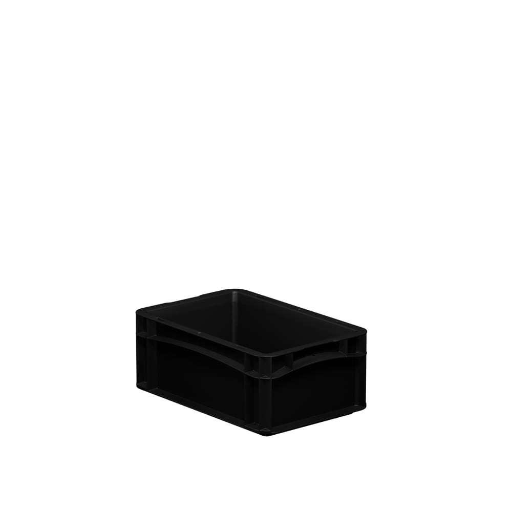 Daiktų laikymo dėžė Eurobox system 30x20xh12 cm, juoda, 5,1 l