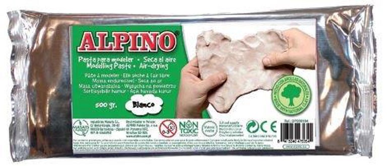 Modelinas ALPINO 500 g, baltas-0