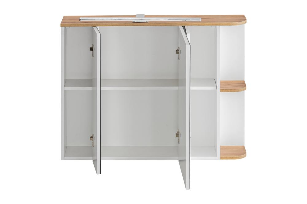 Vonios spintelė COMAD PLATINUM 840, balta/ąžuolo - 2