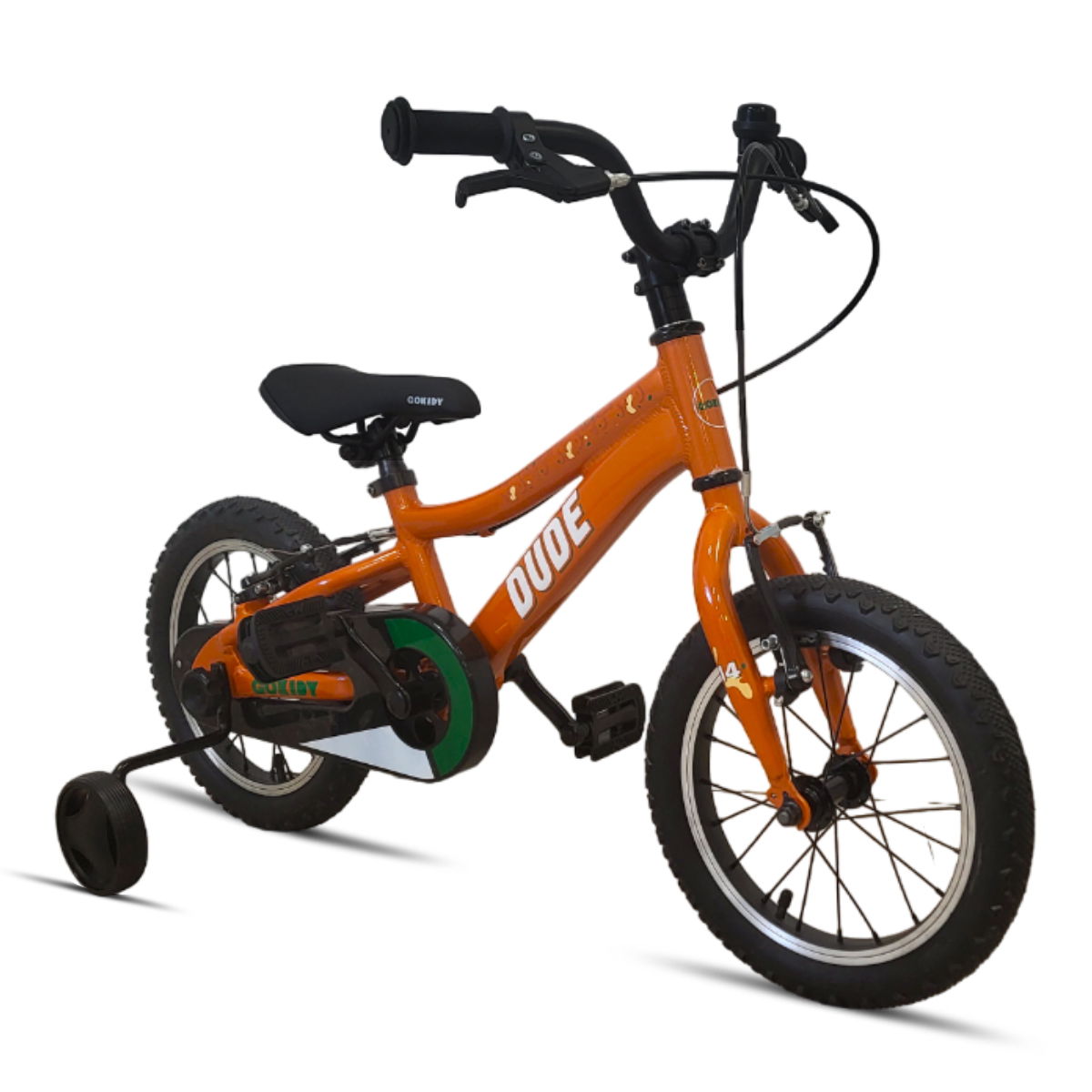 Vaikiškas dviratis GoKidy 14 Dude (DUD.1401) oranžinis-1