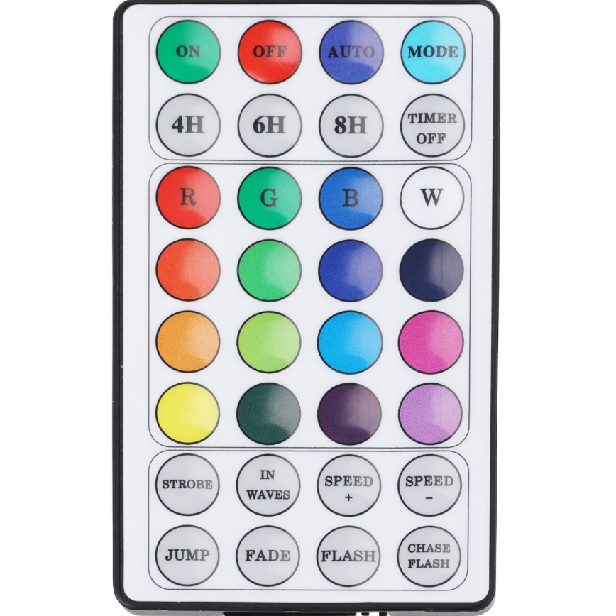 Elektrinė girlianda VARVEKLIS, IP44, 172 LED, RGB, 5V/10W adapteris, su pultu, 0,6x6m - 4