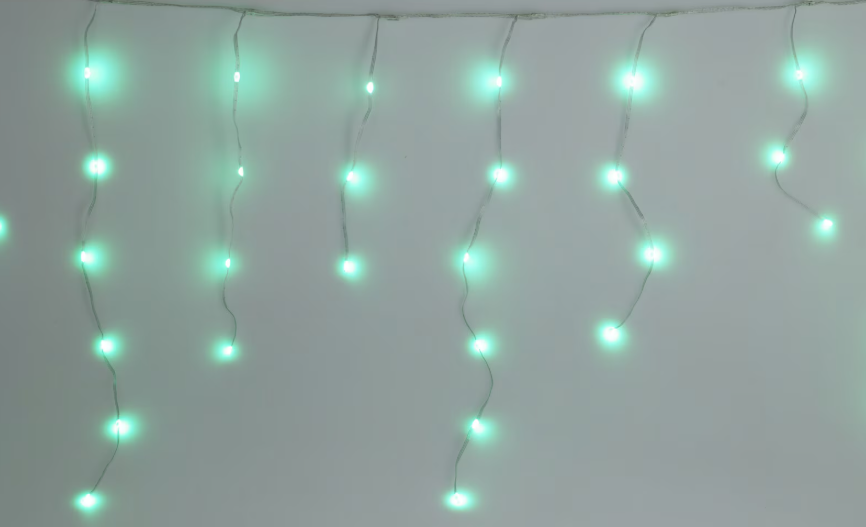 Elektrinė girlianda VARVEKLIS, IP44, 172 LED, RGB, 5V/10W adapteris, su pultu, 0,6x6m-1