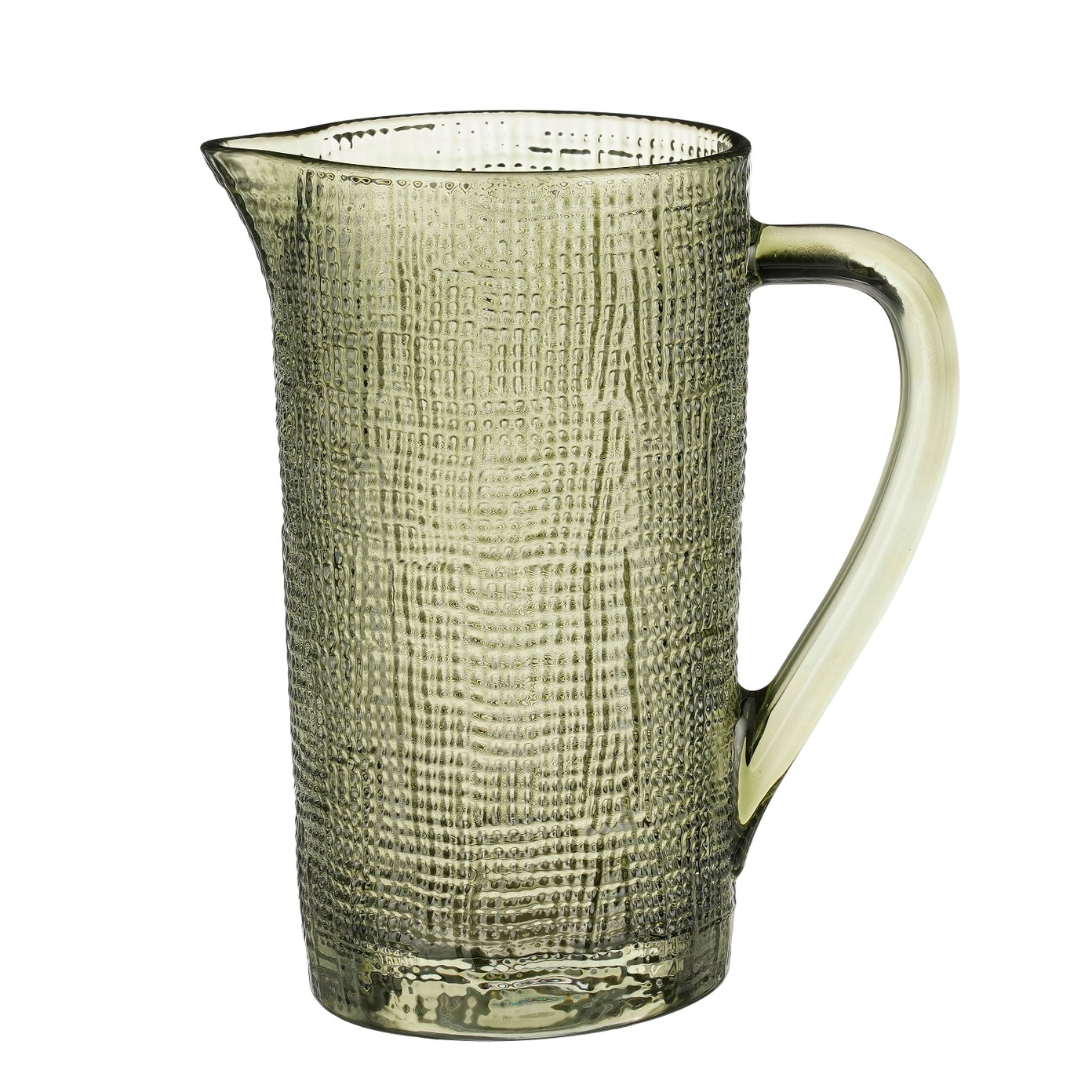 Stiklinis ąsotis SHIRAZ, žalsvos  sp., 19,5 x 10,5 cm-0