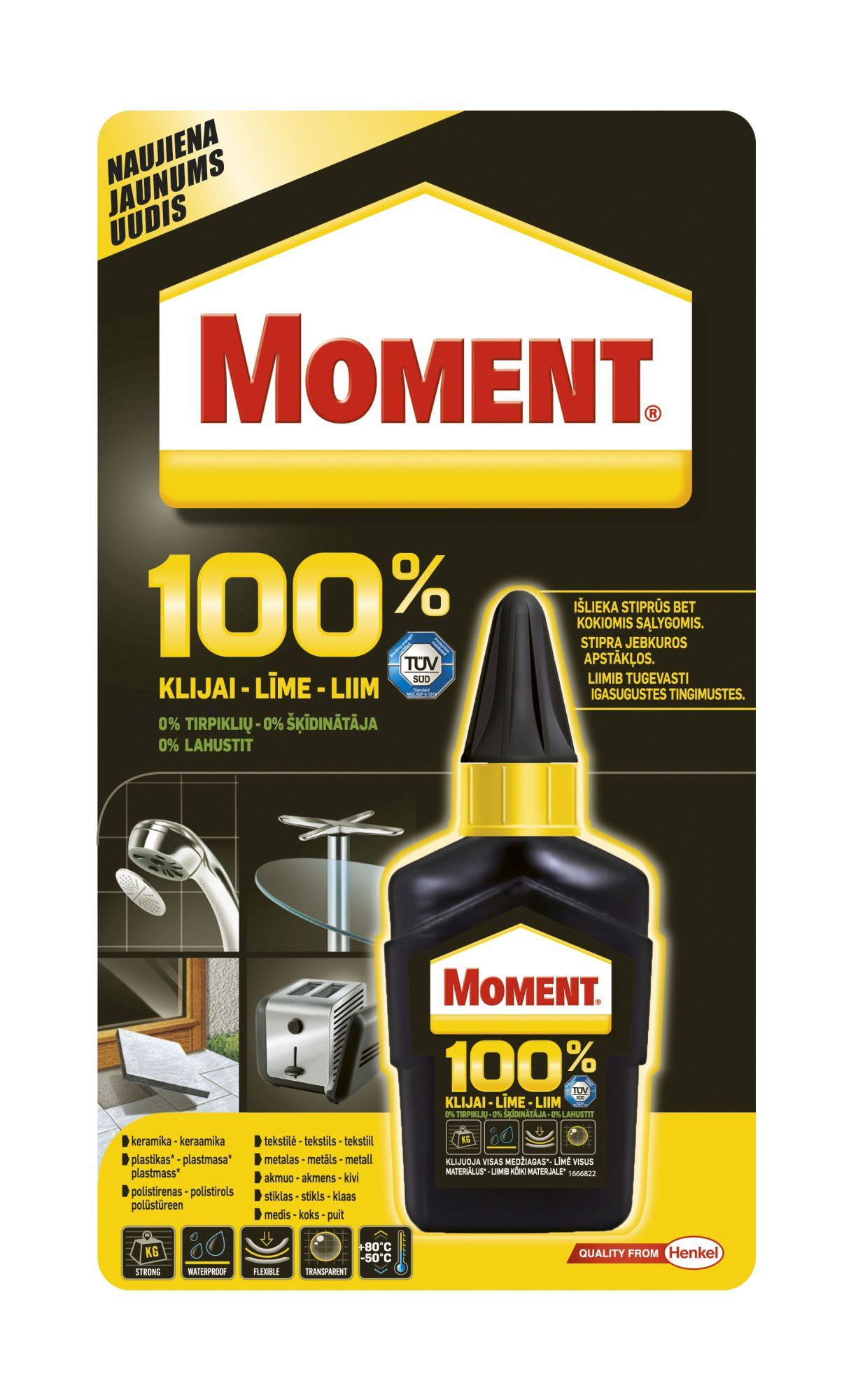 Universalūs klijai MOMENT, 100 %, 50 g-0