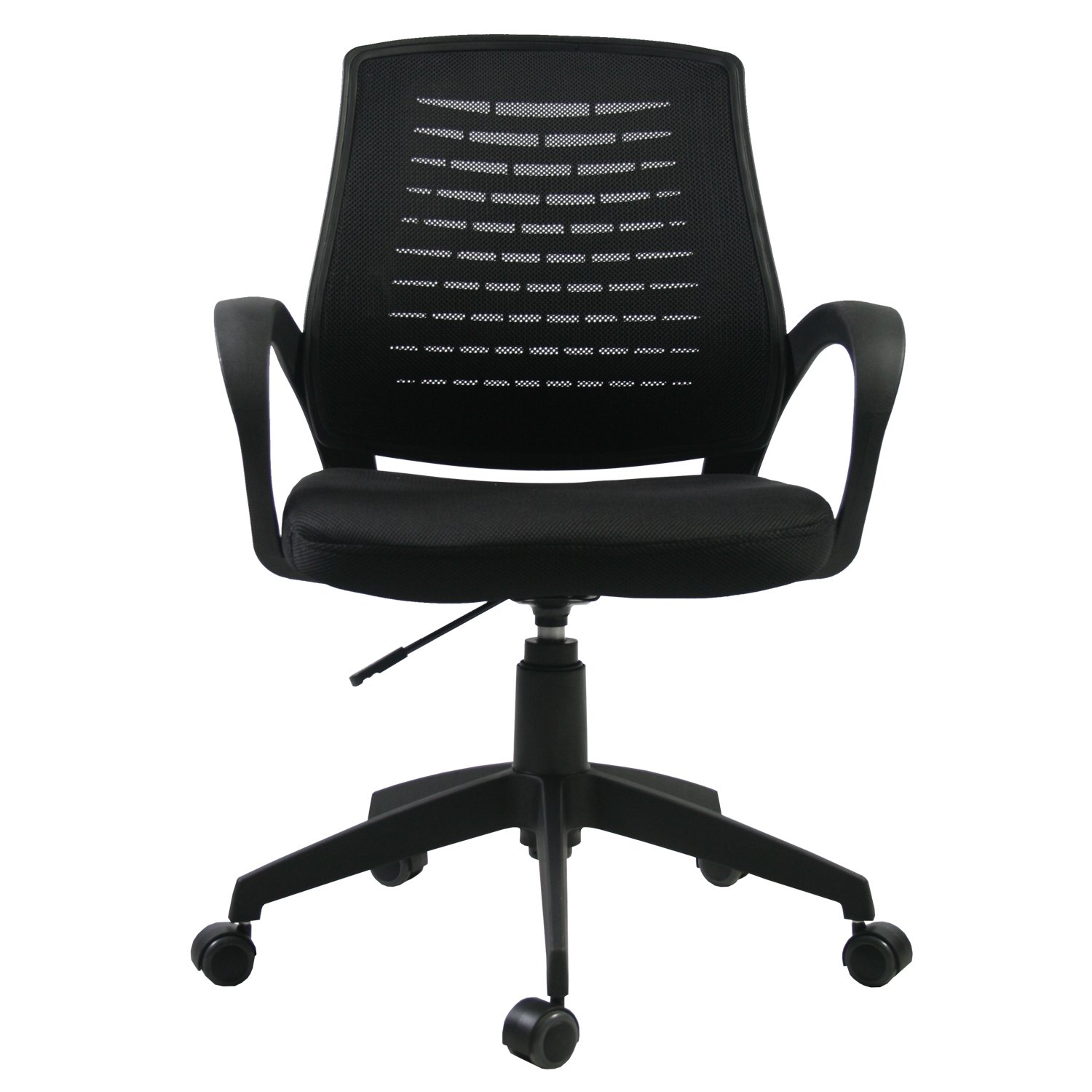 Biuro kėdė BRESCIA, 61,5x57x91-102 cm, juoda
