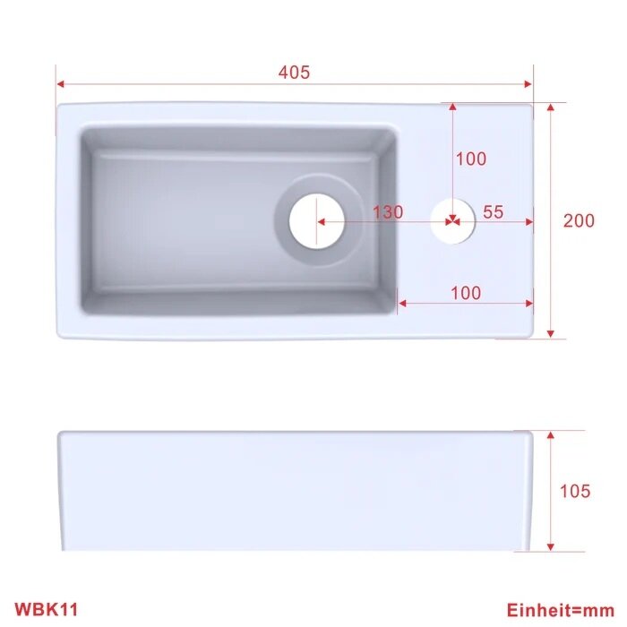 Praustuvas AQUABATOS WBK11 40x20 - 6