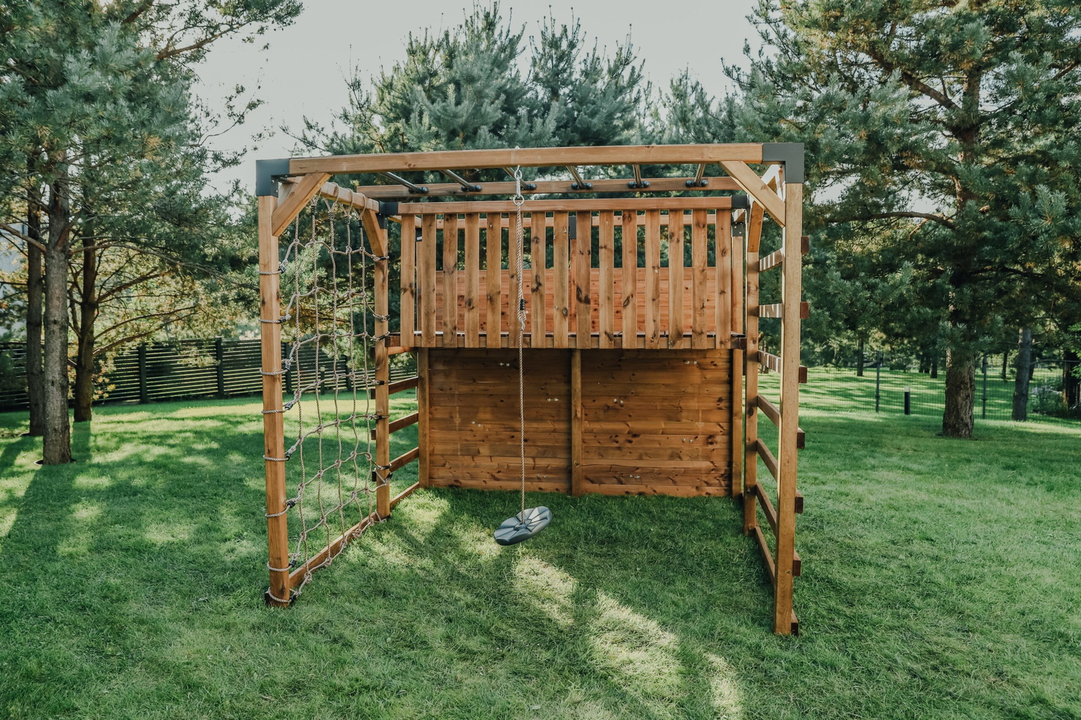 Medinė vaikų žaidimų aikštelė HATIS „Kubu“ - 5