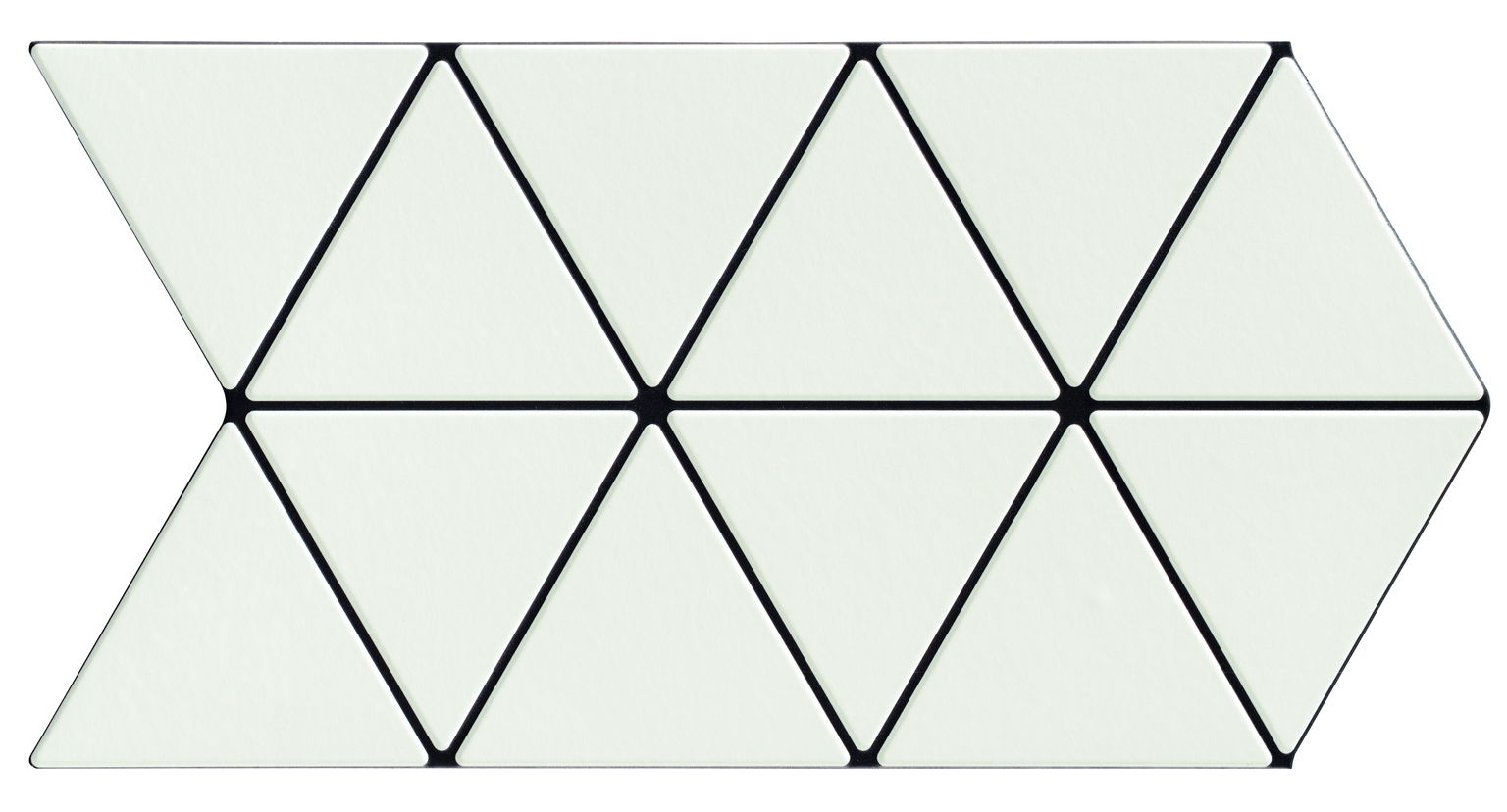 Akmens masės plytelės TRIANGLE SNOW, 48,5 x 28 cm-0