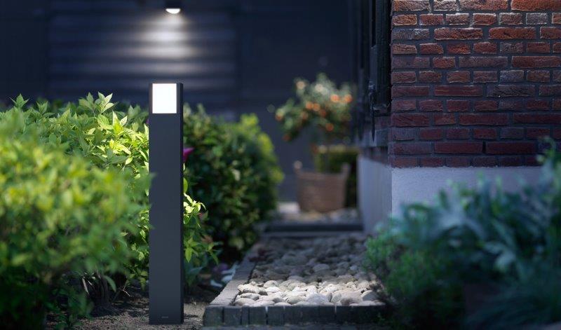 Pastatomas LED lauko šviestuvas PHILIPS ARBOUR, IP44, 4000 K, 6W, 600 lm, antracito sp., h77 x 10 cm - 4