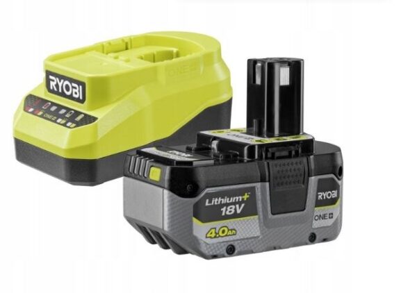 Akumuliatoriaus ir kroviklio rinkinys RYOBI RC18120A-140X, 18 V, 4,0 Ah Li-ion-0